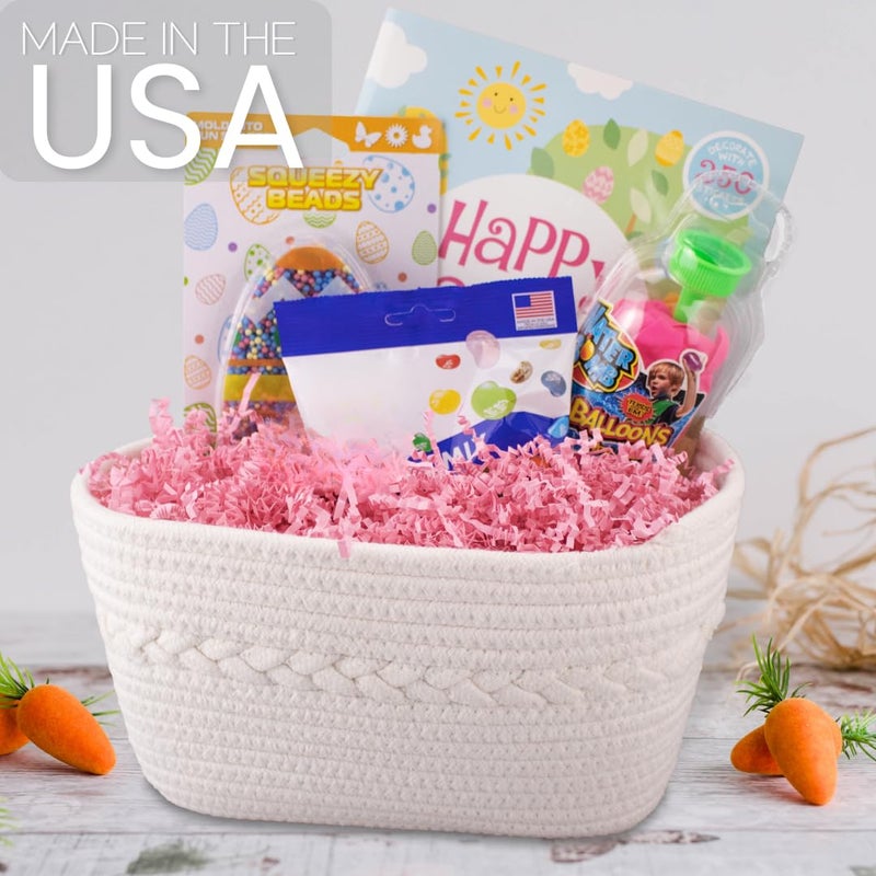 MagicWater Supply MagicWater Crinkle Cut Paper for Gift Baskets - 2LB - Light Pink - Perfect for Shredded Paper Filler, Basket Filler, Gift Boxes, Bridesmaid Gifts, Christmas Stuffers & More â€“ Ideal for All Occasions - Image 3